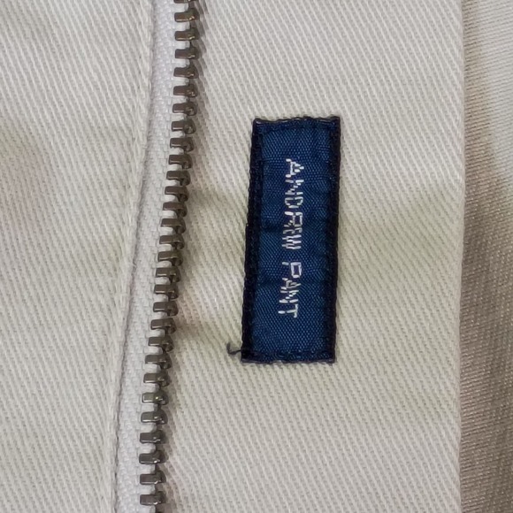 Vintage Polo Ralph Lauren Mens Andrew Pant Khaki Pleated Chino Cotton Size 38x30 - Picture 10 of 16